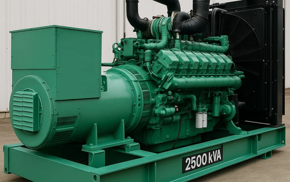 How a 2500 kVA Diesel Generator Set Reduces Construction Risk